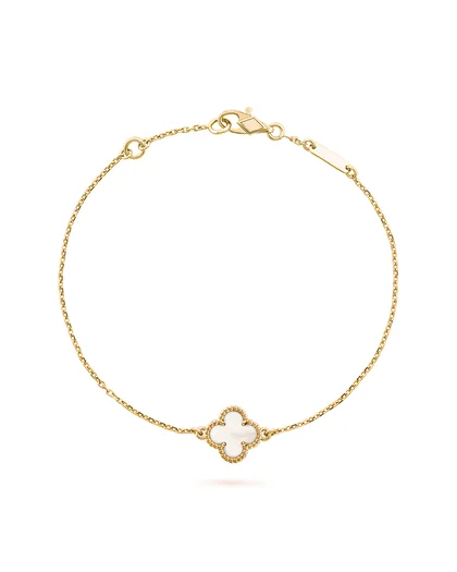 Mother-of-Pearl Clover Bracelet